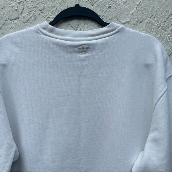 ADIDAS Pharrell Williams Sweatshirt Men Medium Humanrace Crew Neck Off White - Picture 6 of 13